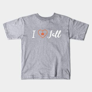 I love fall Kids T-Shirt